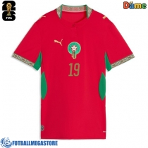 Fotballdrakt Dame Marokko Youssef En-Nesyri #19 Hjemmedrakt VM 2026 Kortermet